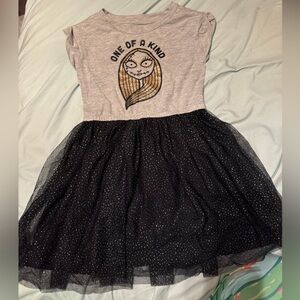 Nightmare Before Christmas Sally Tutu Dress Girls XS 4 5 Halloween Disney NWT